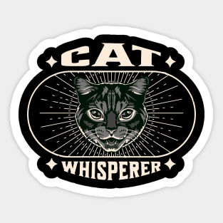 Cat Whisperer Sticker